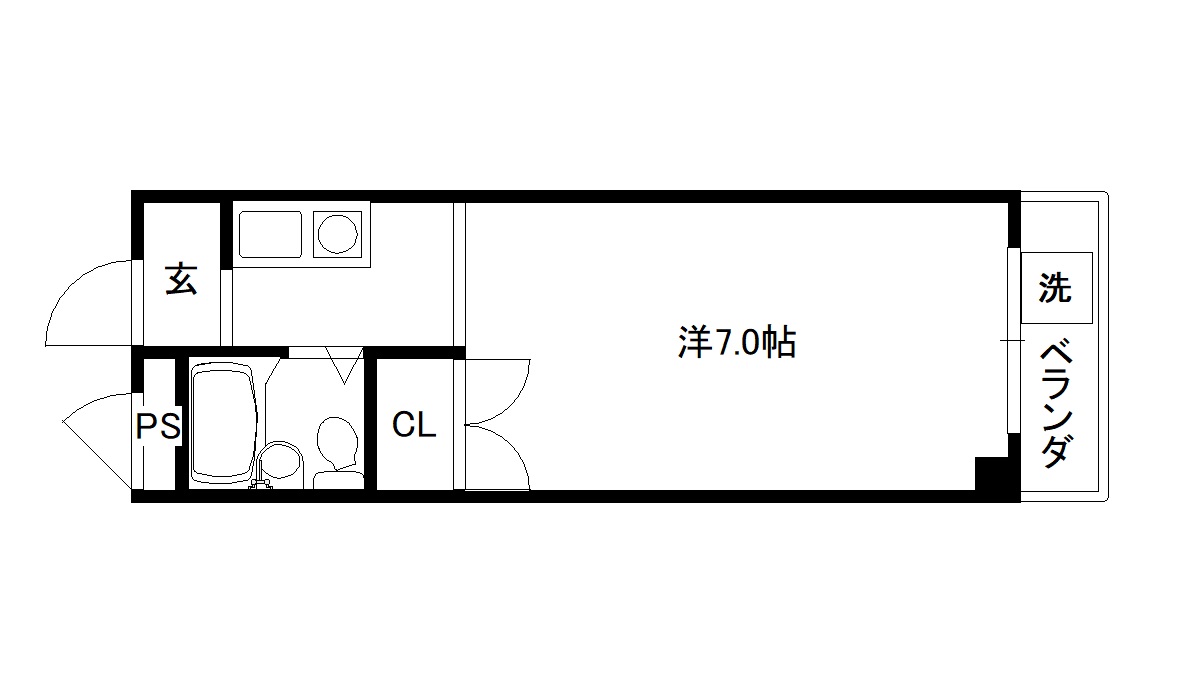 上御霊マンションの間取り