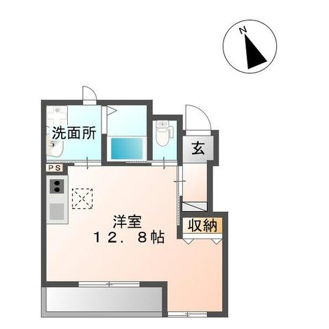 君津市内箕輪のアパートの間取り