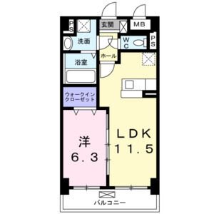 グラシス池尻の間取り