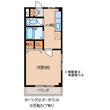 サンサイドエイトの間取り