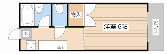 滋賀県彦根市八坂町（アパート）の賃貸物件の間取り