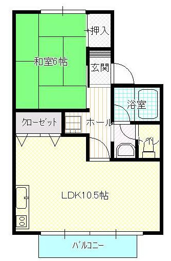 パルム弐番館の間取り