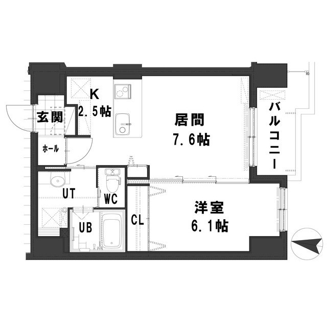 オルムドグランメール大通の間取り