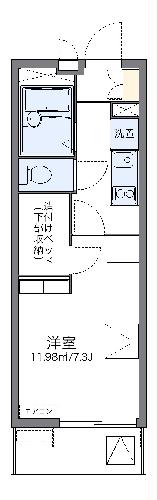 レオパレス奏律の間取り