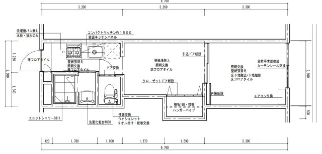 スカイハイツの間取り