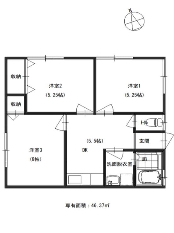 白根グリーンハイツの間取り