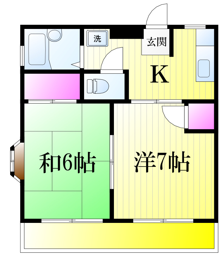 メゾン梅沢　きよしヶ丘の間取り