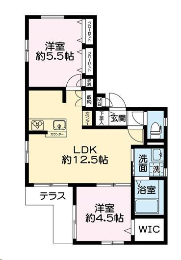 ボン　アン　ファン　ルーチェの間取り