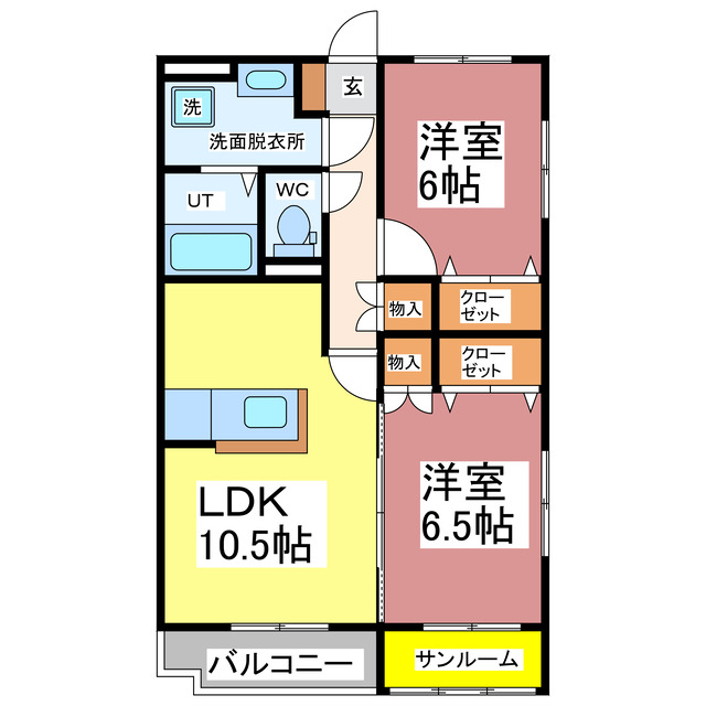 プラスパの間取り