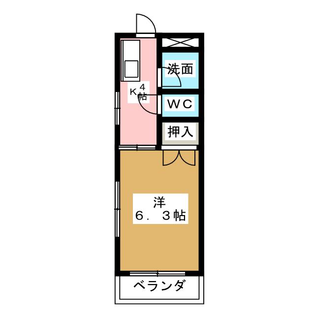 コーポ江ノ島の間取り