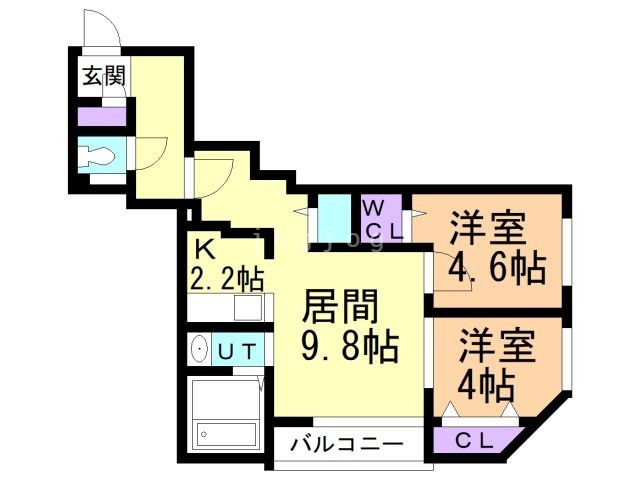 S-RESIDENCE元町alectraの間取り