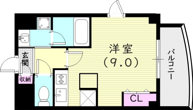 パルシオ甲東園の間取り