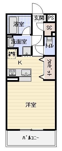 静岡市清水区堀込のマンションの間取り