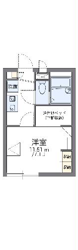 レオパレスサウスブライトの間取り