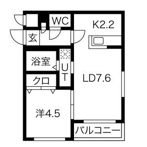 グランディーN22の間取り