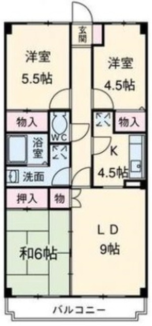 アルブル・オリオン船橋の間取り