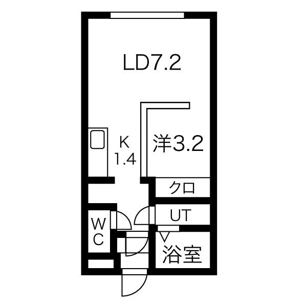 ハイム知希の間取り