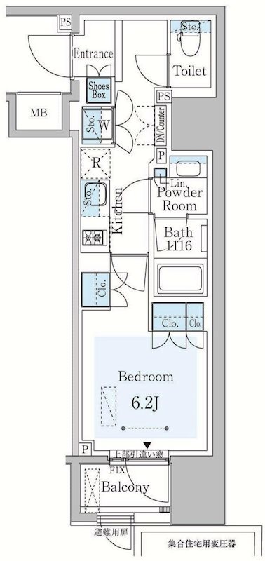 GRAN PASEO 横濱関内 PREMIUMの間取り