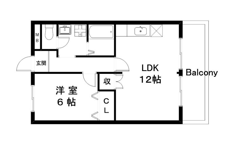 セゾンフルールの間取り