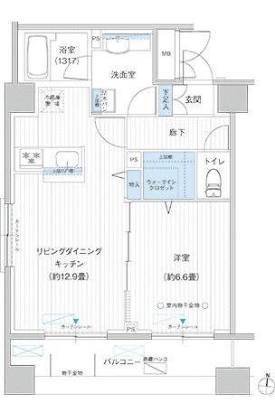 パークスリー高円寺の間取り