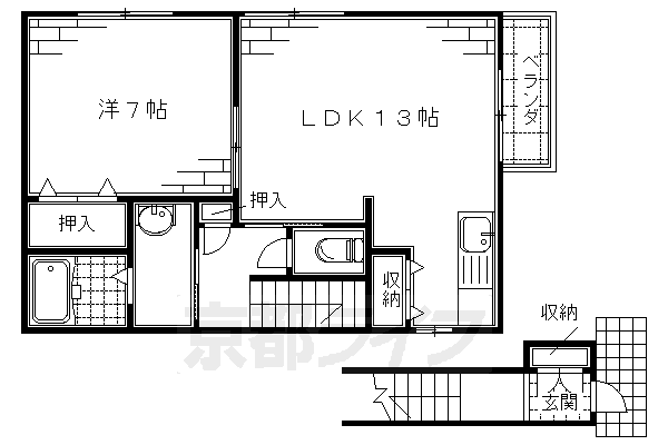 メゾンバンブーの間取り