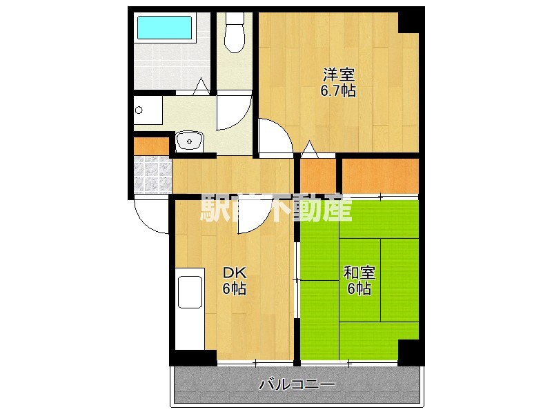 フォブール東高木の間取り