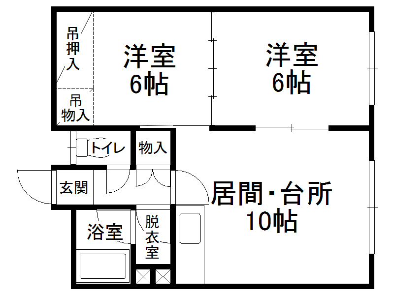 コーポさとうＢの間取り