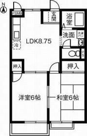 羽島郡笠松町門間のアパートの間取り