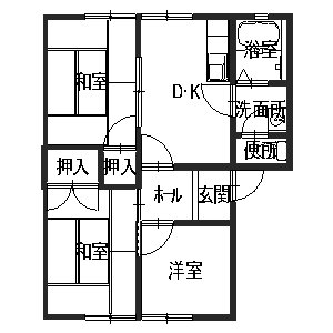 ディアス城山の間取り