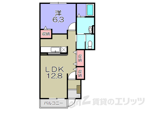 ボンヌ　ジュルネの間取り