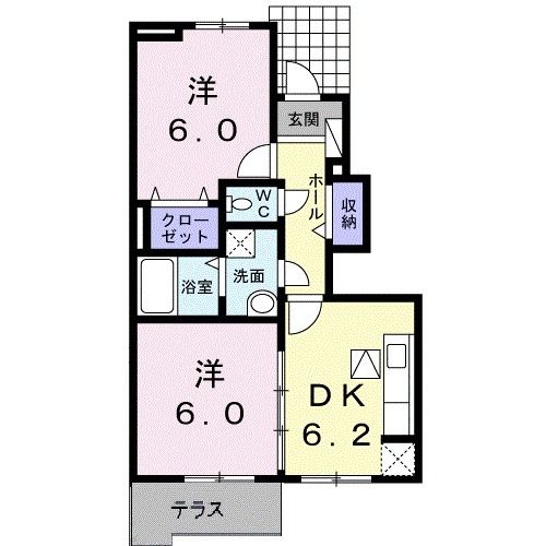 カーサデュエの間取り