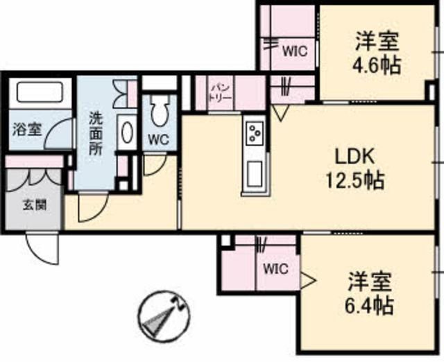 helianthe南幸町の間取り