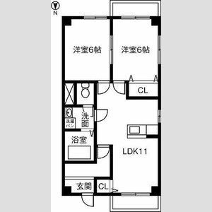 ロゼット松下の間取り