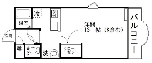 リバーサイド巴の間取り