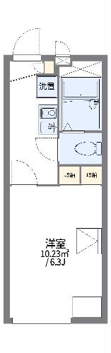 【レオパレスカーサ大和の間取り】