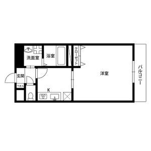 堺市南区片蔵のアパートの間取り