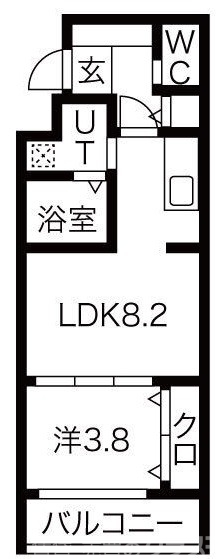 MJC京都西大路IIの間取り