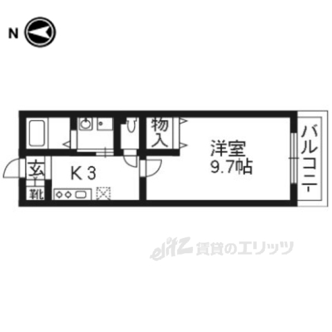 シェルグラン京田辺の間取り