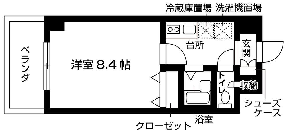 ピアチェーレ向ヶ丘遊園の間取り