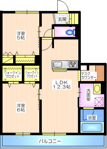 （仮称）西谷3丁目メゾンの間取り