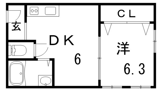 大星マンションの間取り