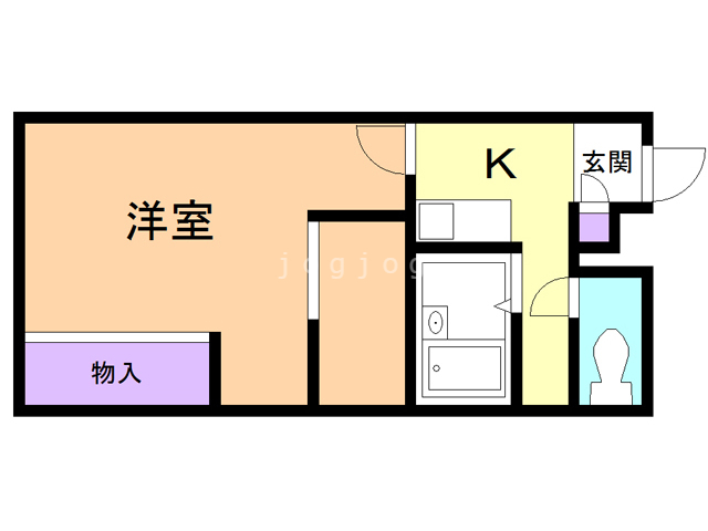 レオパレスプレミールの間取り