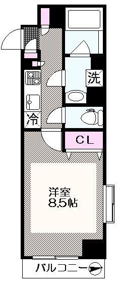 東京都江戸川区東葛西５（マンション）の賃貸物件の間取り
