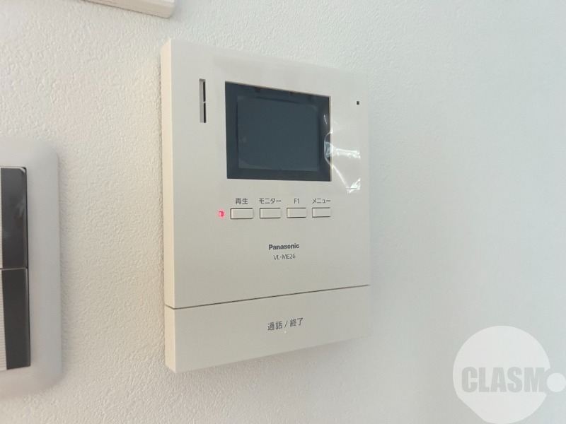 セキュリティ　来訪者が確認できるモニターホン♪