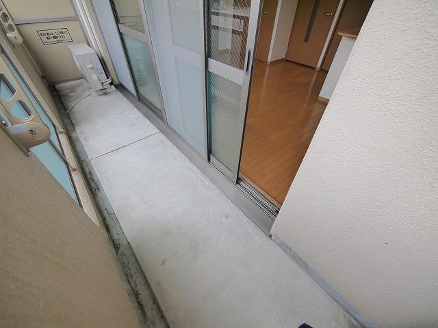 バルコニー　お洗濯にも便利なバルコニー付き