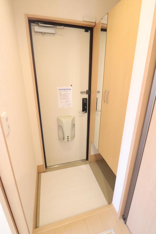 玄関　シューズボックス付の玄関
