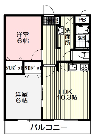 ディアコートつくばの間取り