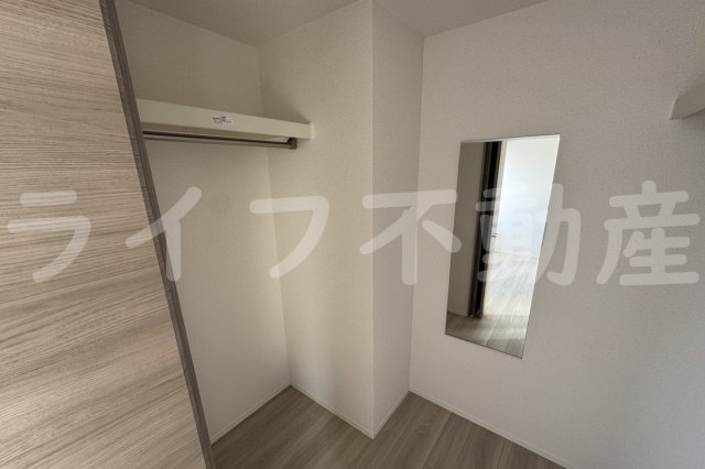 収納　たっぷりとした収納スペースです