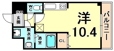 オズレジデンス尼崎の間取り写真