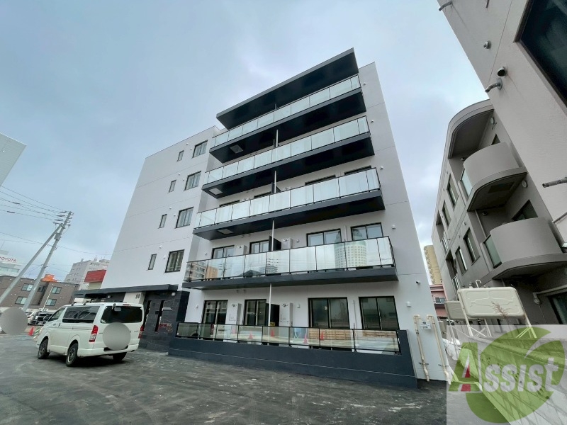 建物外観　外観予想パース　札幌市中央区「Ｌｅｉａｌｉｉ５１１」